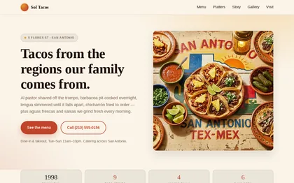 Sol Tacos — generated by goBuildy